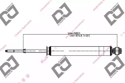 Амортизатор DJ PARTS DS1095GT